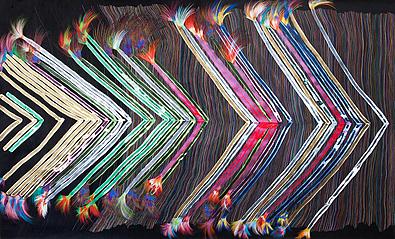  MAGIC CARPET RIGHT LOVE von Michela Ghisetti: Farbstifte auf Karton