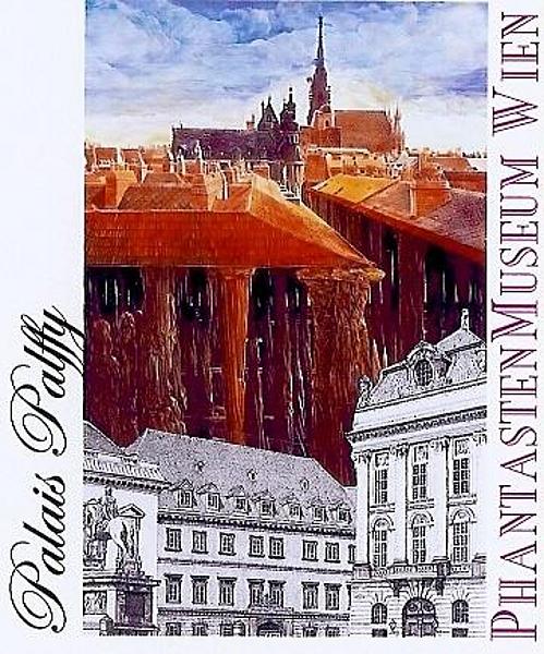 Eine gezeichnete Karte des Palais Palffy
