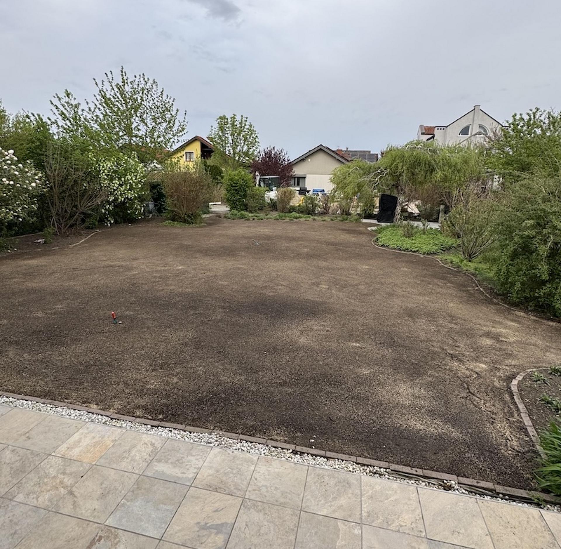 Vorbereitung Garten erde