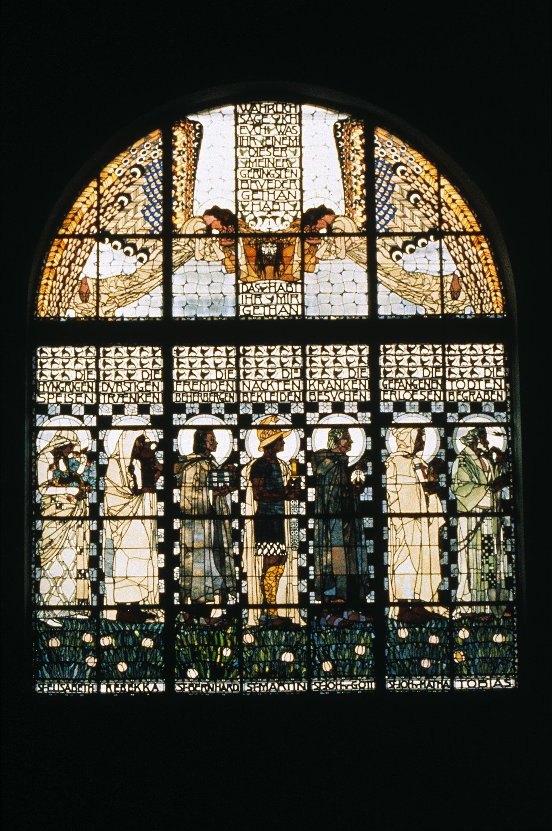Altar von Otto Wagner in der Anstaltskirche von Steinhof.
