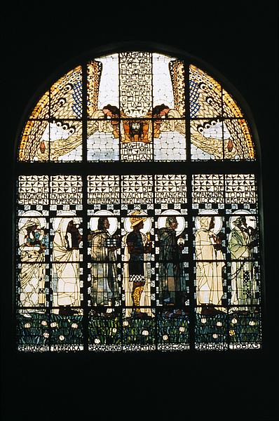 Altar von Otto Wagner in der Anstaltskirche von Steinhof.
