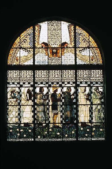 Altar von Otto Wagner in der Anstaltskirche von Steinhof.