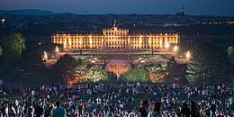 Live im Schönbrunner Schlosspark: das Sommernachtskonzert