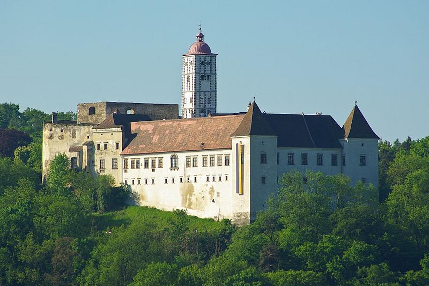 Die Schallaburg aus der Ferne