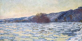 Claude Monet, Eisschollen im Dämmerlicht, 1893 | Museum Langmatt, Stiftung Sidney und Jenny Brown, Baden, Schweiz