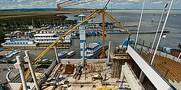 Baustelle am See in Mörbisch