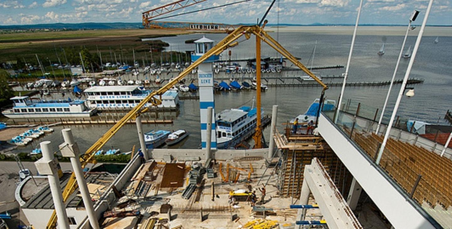 Baustelle am See in Mörbisch