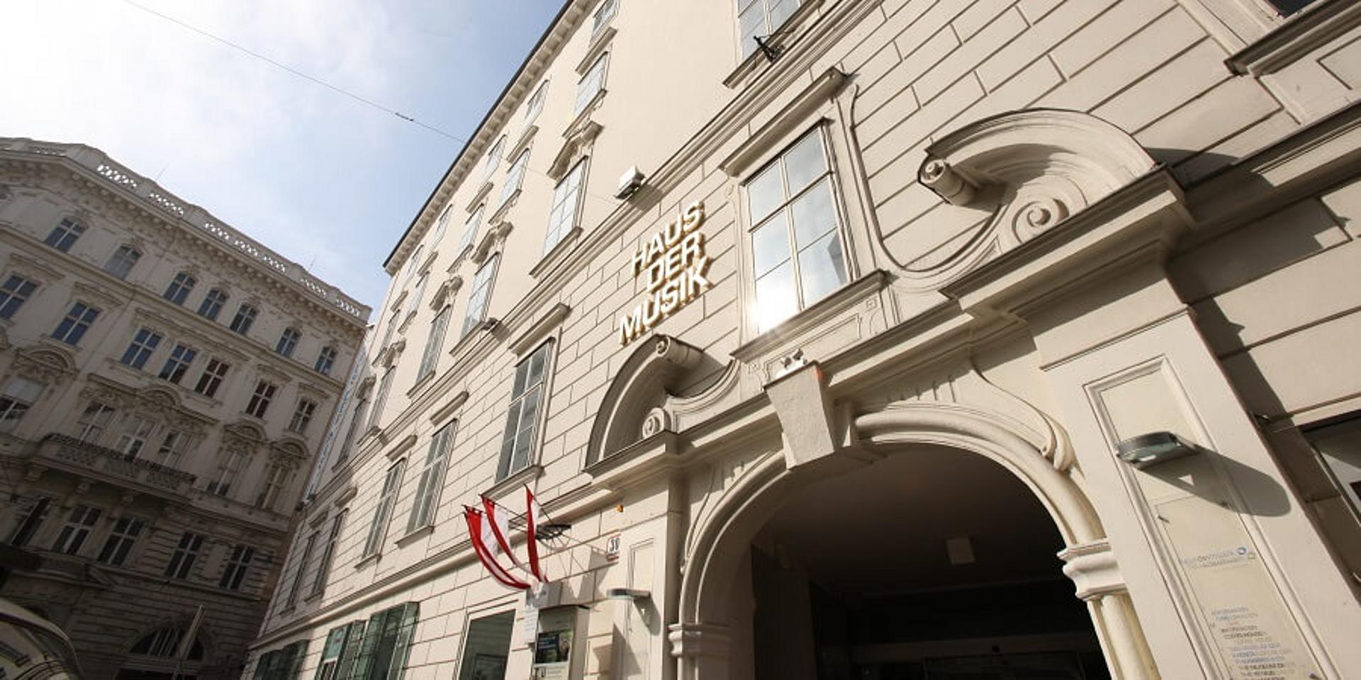 Außenfassade Haus der Musik in Wien