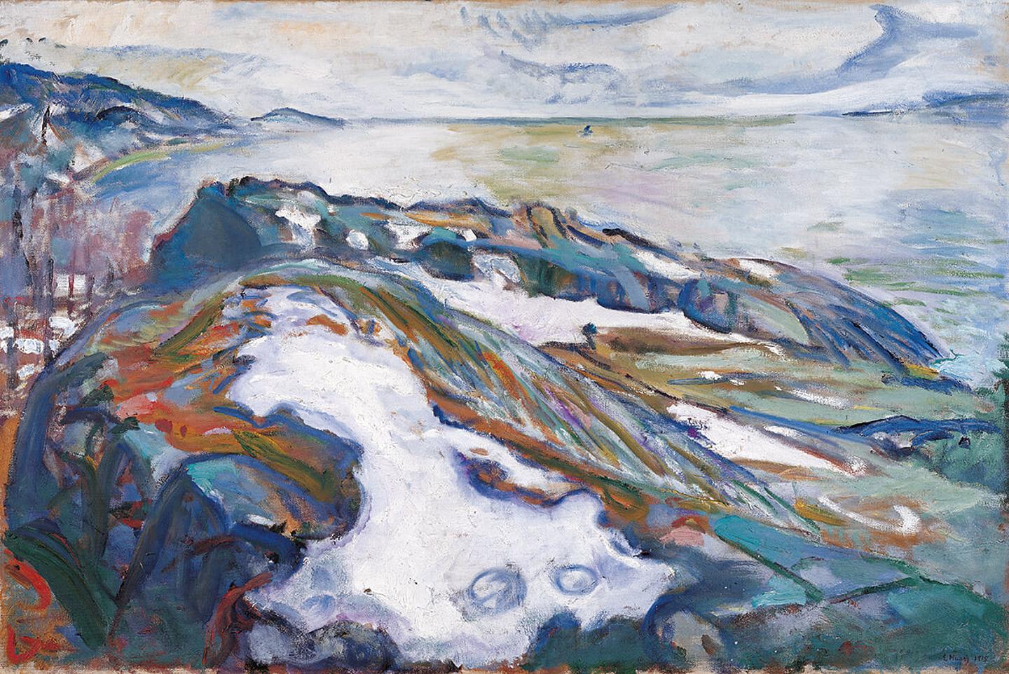 Winterlandschaft von Edvard Munch