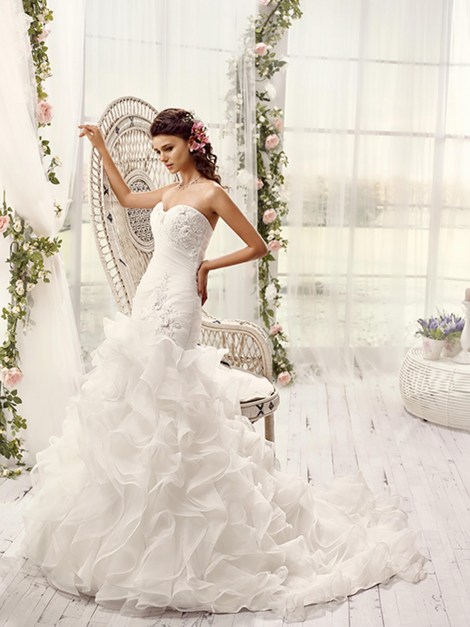 Brautkleid weiß Duchesse