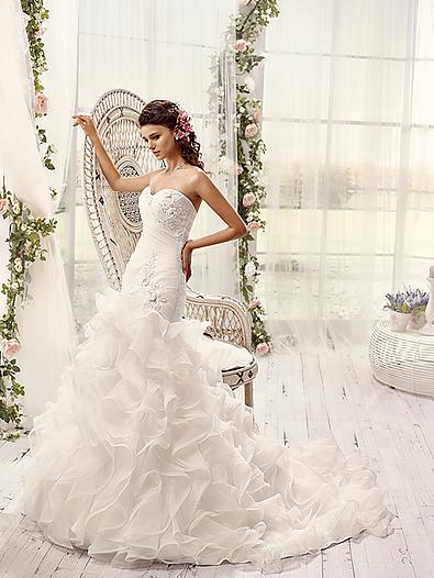 Brautkleid weiß Duchesse