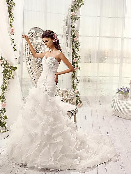 Brautkleid weiß Duchesse

