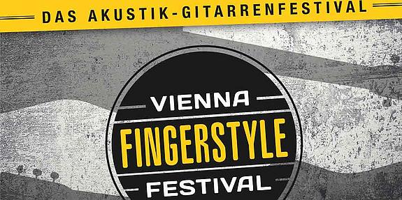 Flyer vom Akustik-Gitarrenfestival Vienna Fingerstyle Festival
