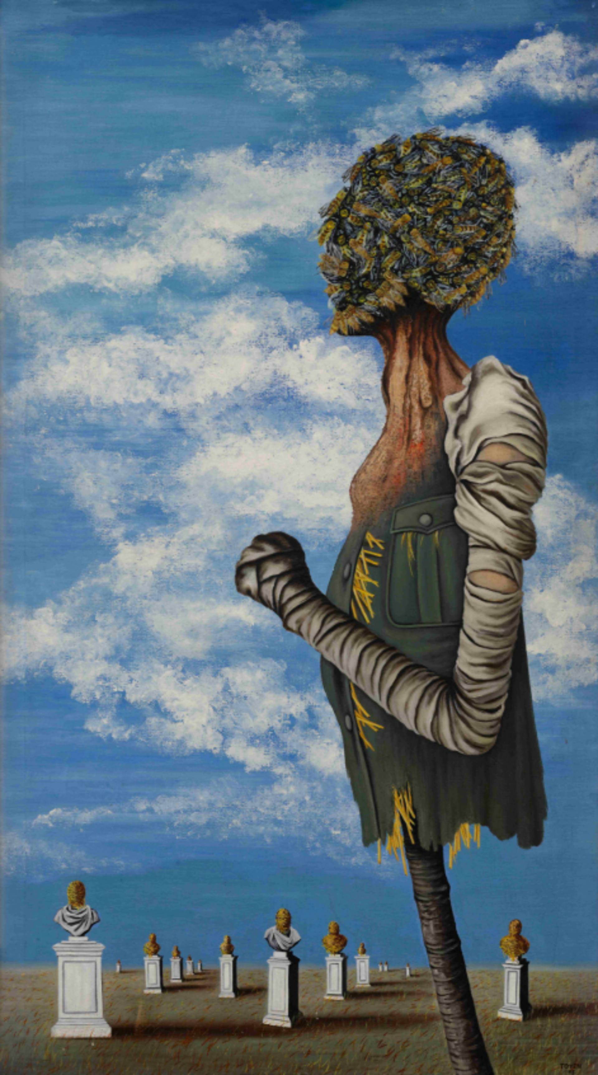 Toyen, Krieg (Die Vogelscheuche), 1945 8smicka Foundation, Humpolec