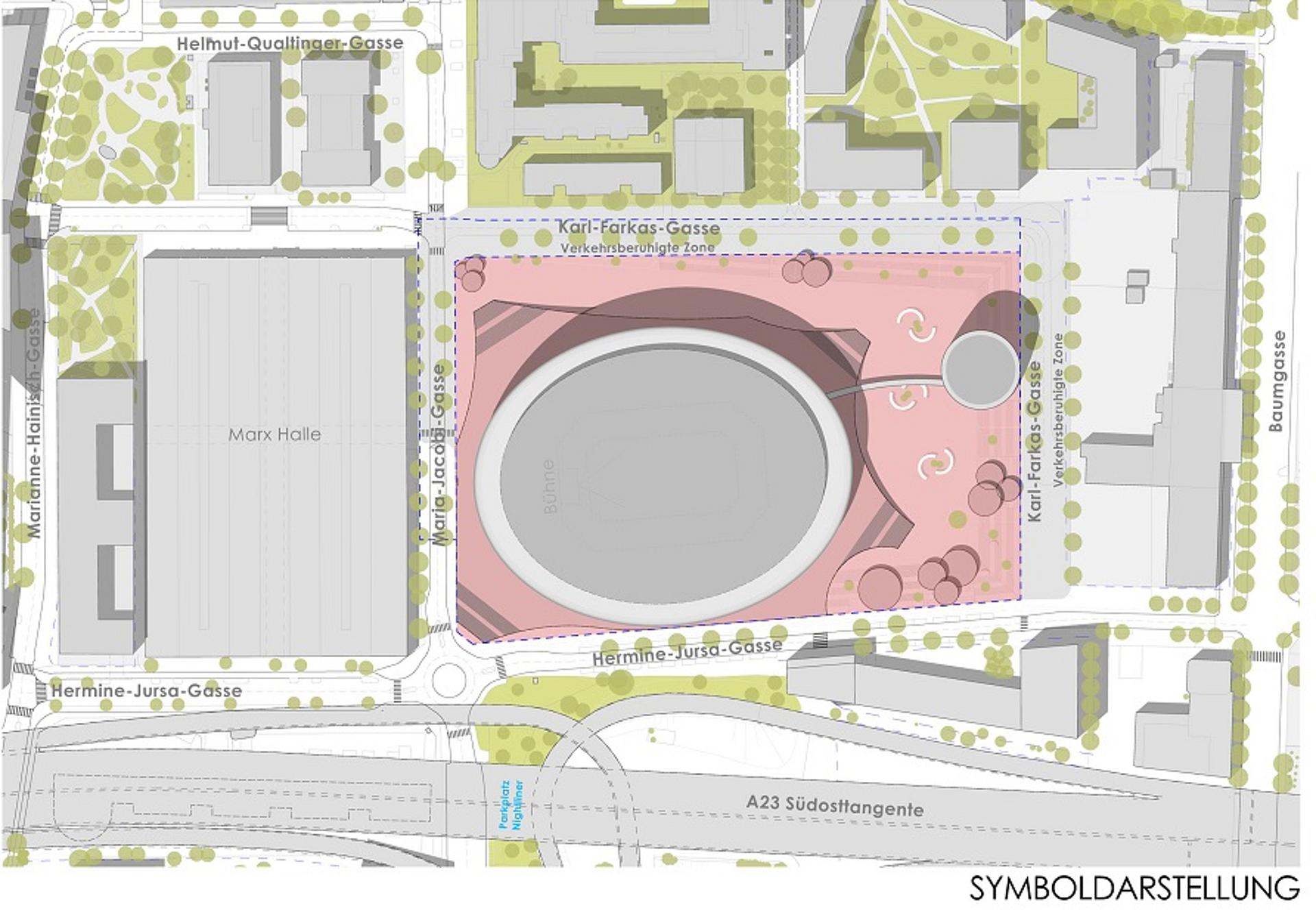 Plan neue Konzerthalle