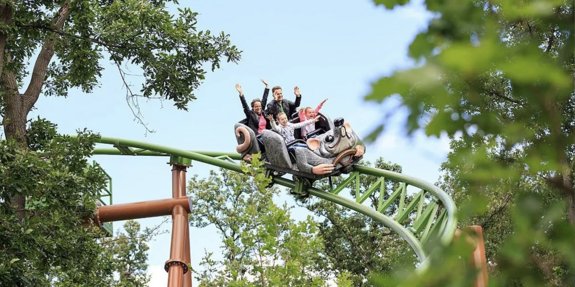 Achterbahn im Familypark