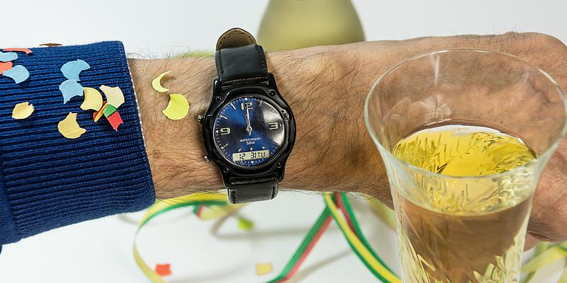Handgelenk mit Uhr