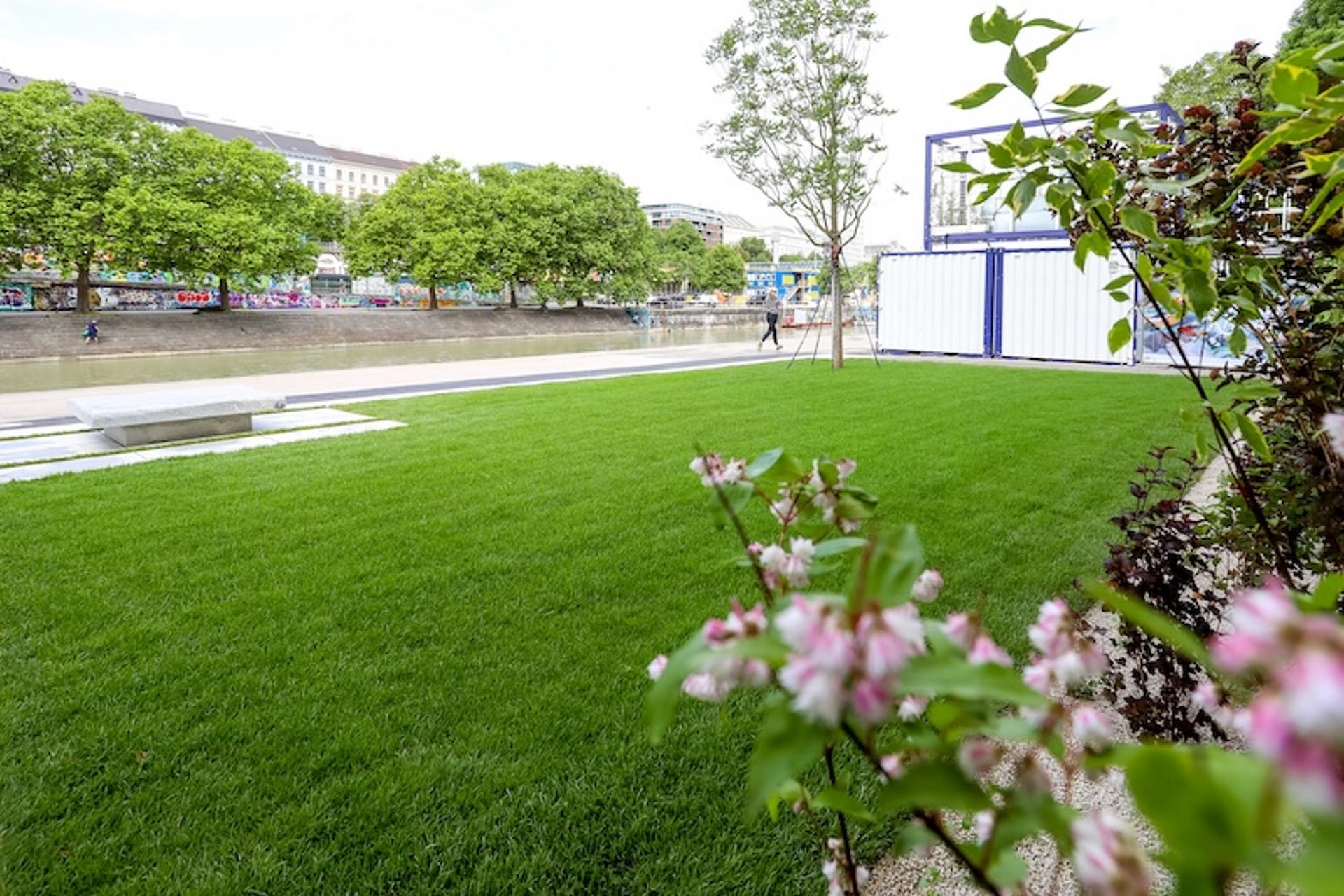 Pocket-Park am Donaukanal