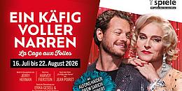 Sujet von Ein Käfig voller Narren der Seefestspiele Mörbisch