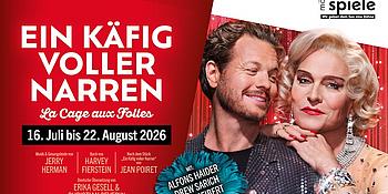 Sujet von Ein Käfig voller Narren der Seefestspiele Mörbisch