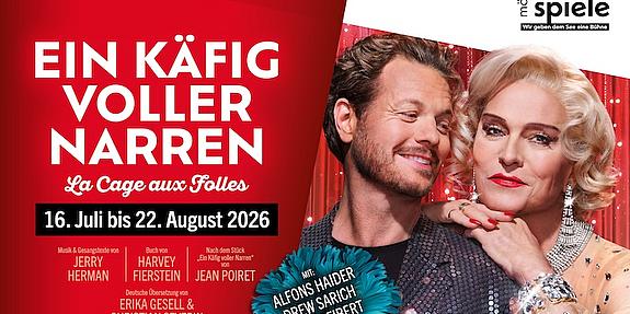 Sujet von Ein Käfig voller Narren der Seefestspiele Mörbisch
