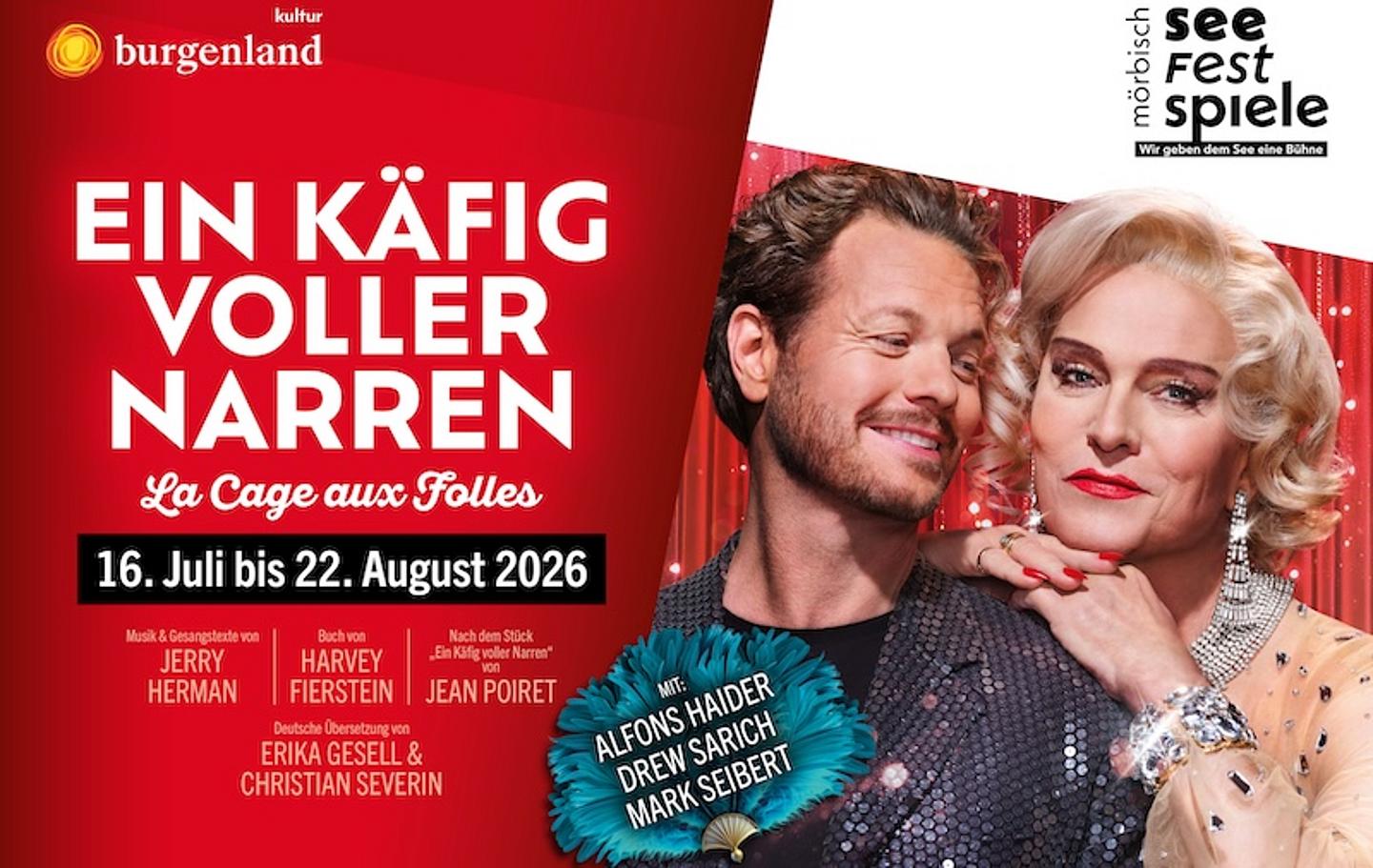 Sujet von Ein Käfig voller Narren der Seefestspiele Mörbisch