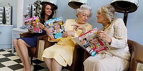Royals im Haarsalon