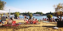 Strand bei der Donau