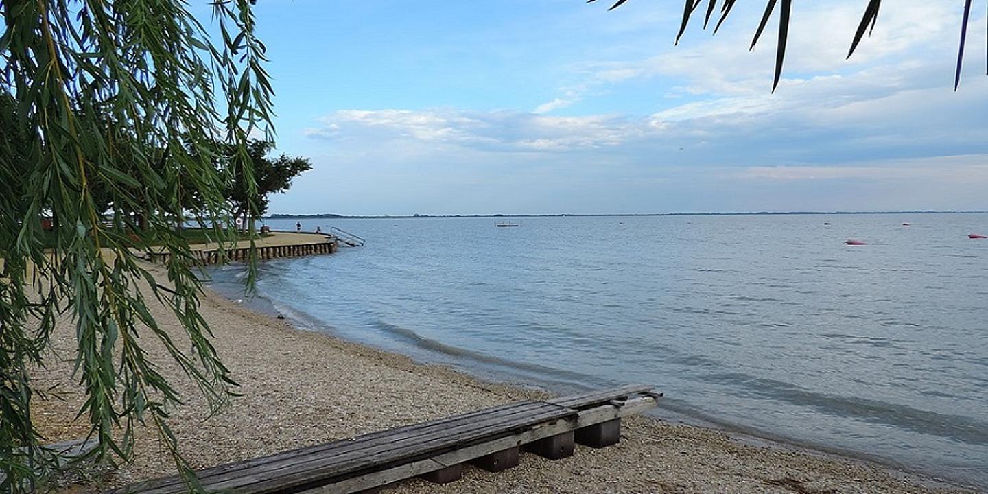 Neusiedler See vom Westen aus gesehen