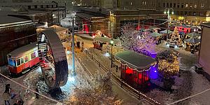 Adventmarkt im Verkehrsmuseum Remise