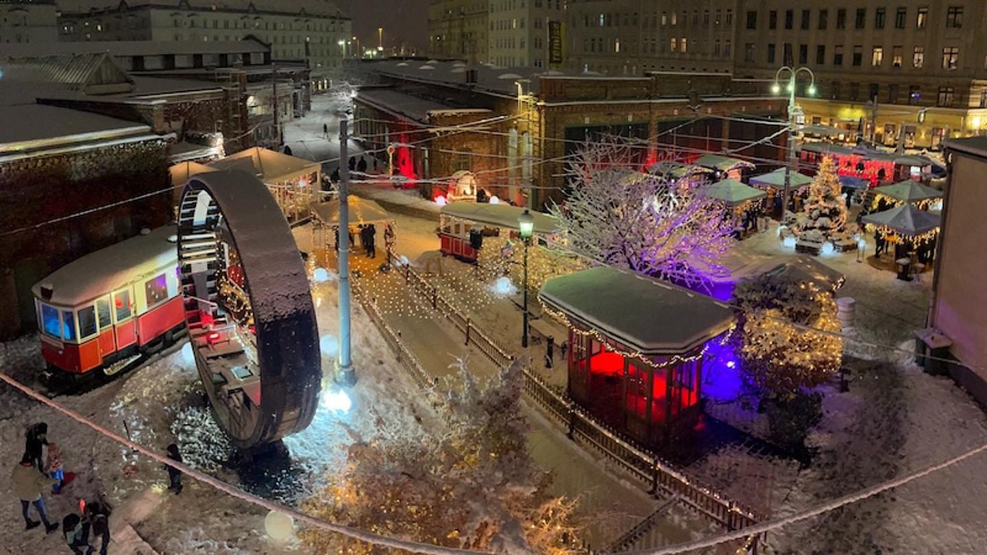 Adventmarkt im Verkehrsmuseum Remise