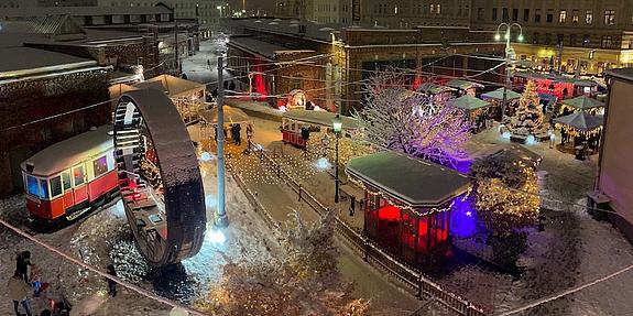Adventmarkt im Verkehrsmuseum Remise