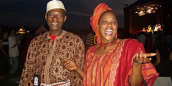 Traditionelles Gewand aus Afrika
