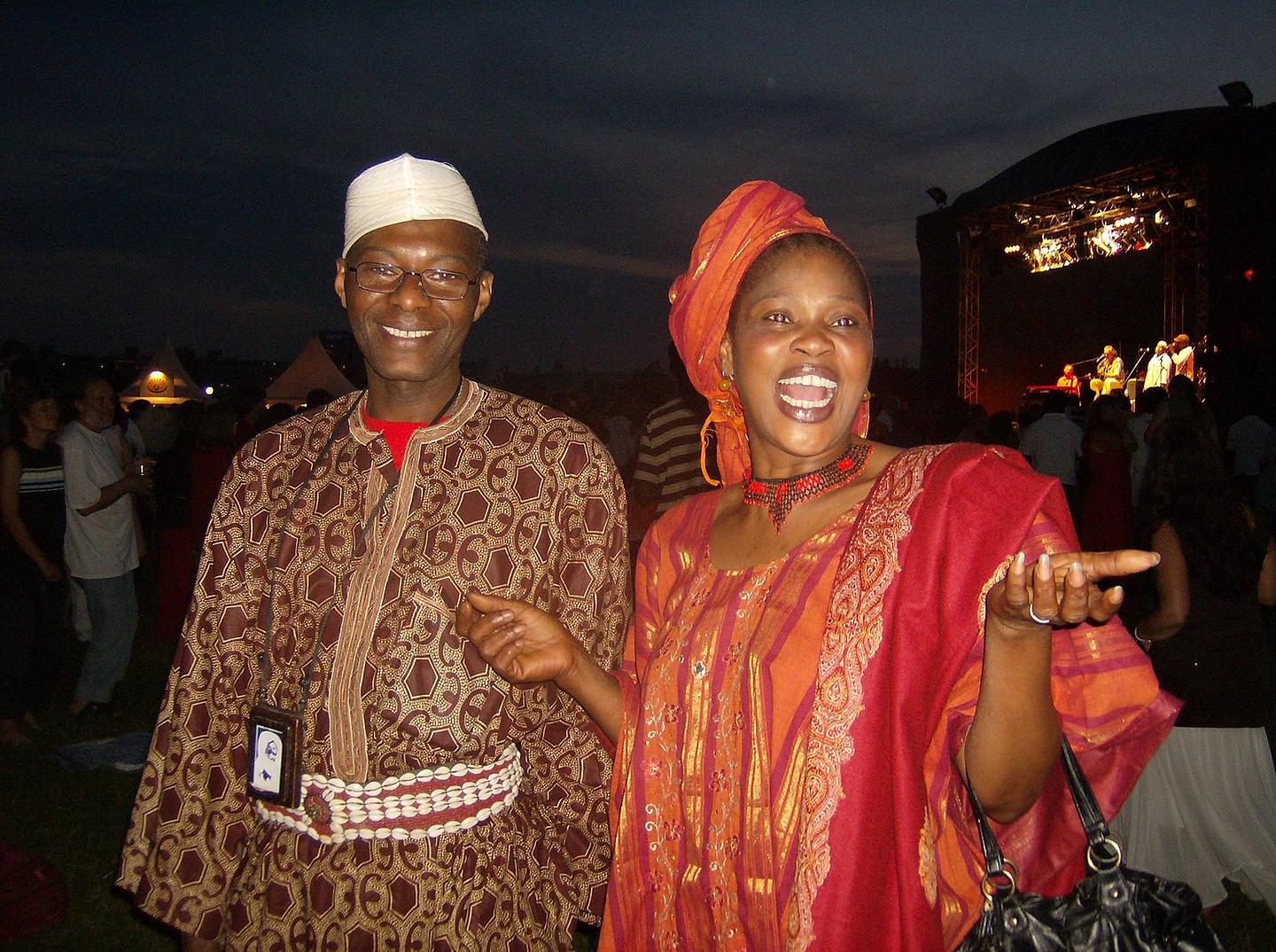Traditionelles Gewand aus Afrika