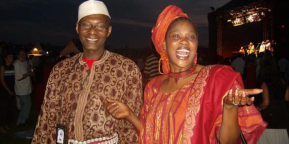 Traditionelles Gewand aus Afrika