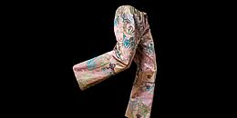 Hose sokoto, Nigeria, um 1980, Viskose, Synthetik, Baumwolle