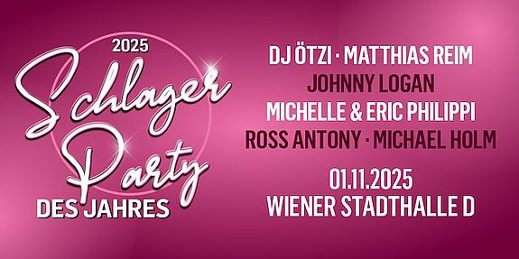 Schlagernacht 2025 Poster Schlagernacht des Jahres 2025
