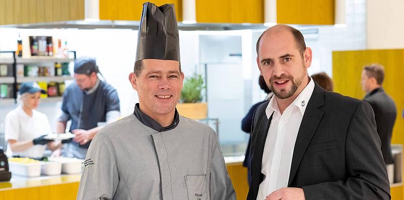 Küchenchef Richard Lier und Gastroleiter Stefan Wögerer