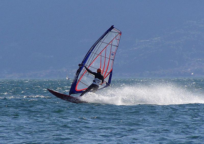 Windsurfer bei Halse