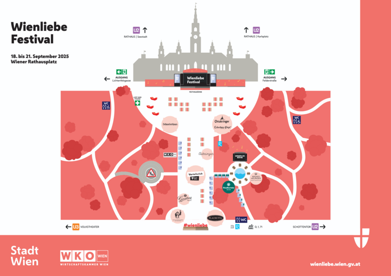 Lageplan des Wienliebe-Festivals 