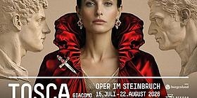 Sujet der Oper Tosca der Oper im Steinbruch