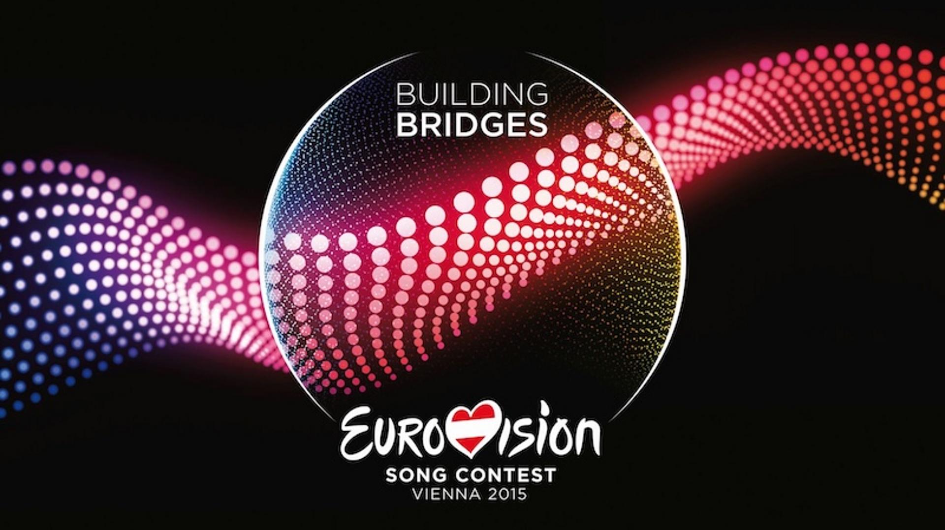 Logo des ESC 2015, Motto: "Building Bridges"