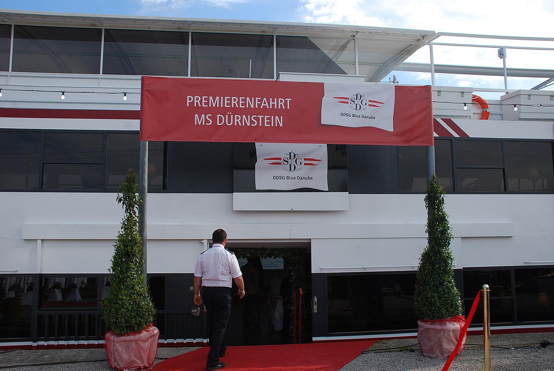 Eingang zur MS Dürnstein