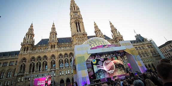 Eurovision Village am Wiener Rathausplatz 2015