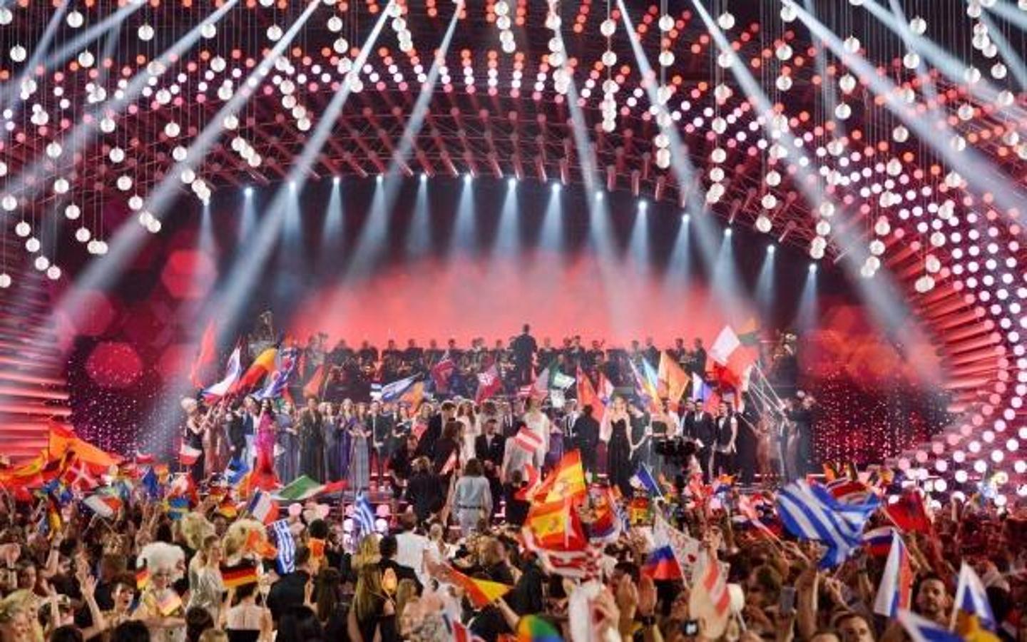Finale des ESC 2015 in der Wiener Stadthalle.