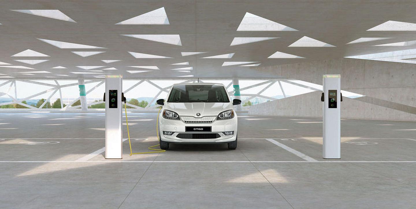 skoda citigo e iv Skoda citigo e iv beim Aufladen