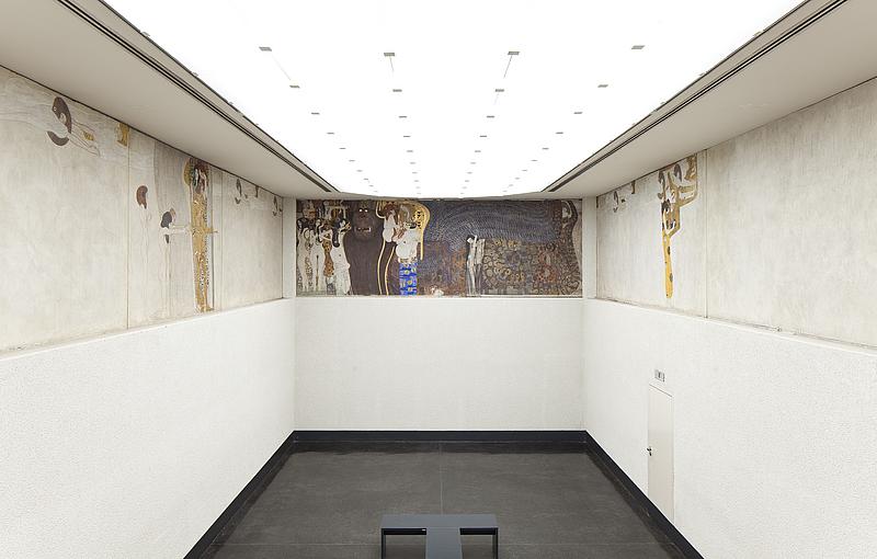 Beethovenfries in der Wiener Secession Gesamtsanicht