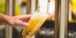 Bier wird gezapft