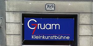 Türschild Kabarett Gruam