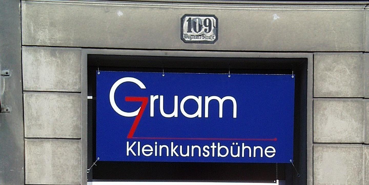Türschild Kabarett Gruam